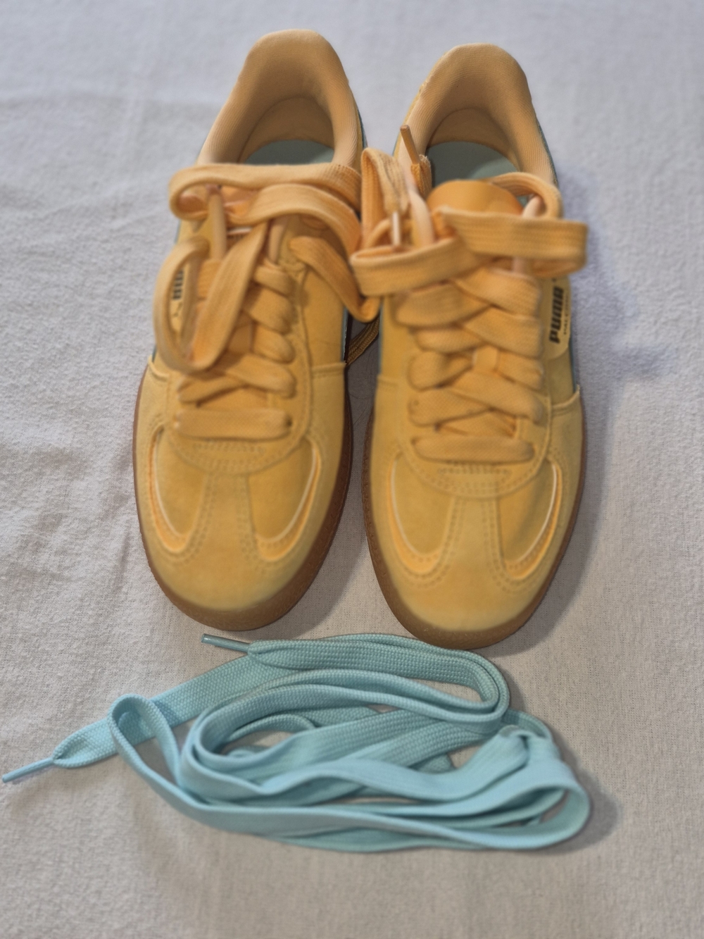 NEW PUMA 7  Palermo Moda Xtra Gum Lace Up Womens Orange Sneakers Casual 40032306 - Picture 10 of 13